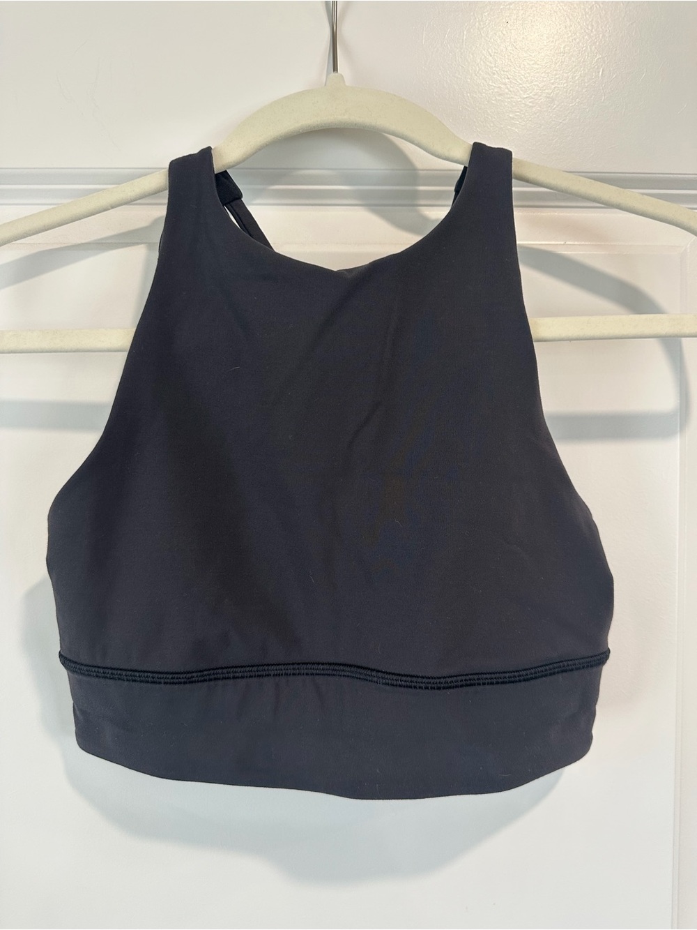 Lululemon Women's High-Neck Black Sports Bra size 4